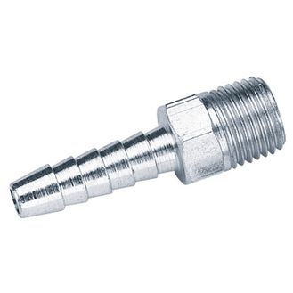 Draper 25840 1/4" BSP Taper 1/4" Bore PCL Male Screw Tailpiece (5 Piece)
