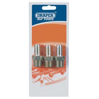 Draper 25864 1/2" Taper x 1/2" Hose Connector 3