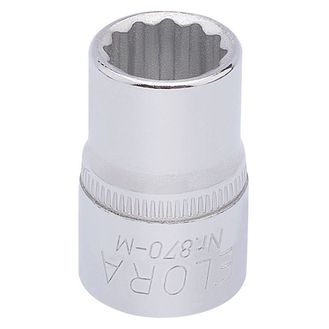Elora 25870 11mm 3/8" Sq. Dr. Bi-Hexagon Socket