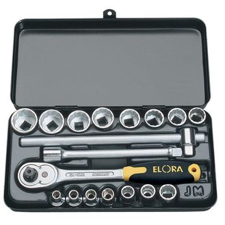 Elora 25932 3/8" Sq. Dr. Metric Socket Set (18 Piece)