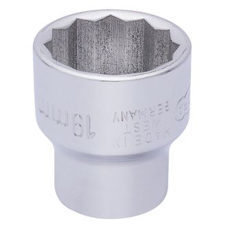 Elora 25953 19mm 3/8" Sq. Dr. Bi-Hexagon Socket