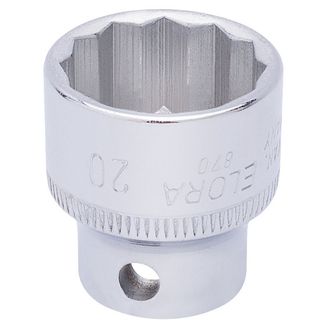 Elora 25961 20mm 3/8" Sq. Dr. Bi-Hexagon Socket