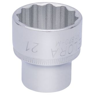 Elora 25979 21mm 3/8" Sq. Dr. Bi-Hexagon Socket