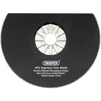 Draper 26072 HSS Segment Saw Blade 88mm Dia. x 18tpi