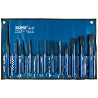 Draper 26557 Cold Chisel and Punch Set (12 Piece)