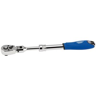 Draper 26810 3/8" Sq. Dr. 72 Tooth Flexible Head Extending Reversible Ratchet