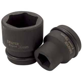 Draper 28660 19mm 3/4" Sq. Dr. Hi-Torq&amp;#174; 6 Point Impact Socket