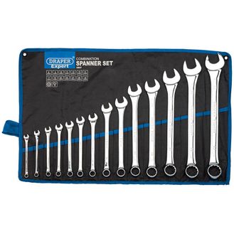 Draper 29547 Metric Combination Spanner Set (14 Piece)