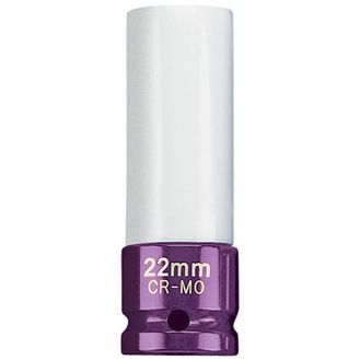 Draper 30646 22mm 1/2" Sq. Dr. HI-TORQ&amp;#174; Wheel Nut Socket for Alloy Wheels