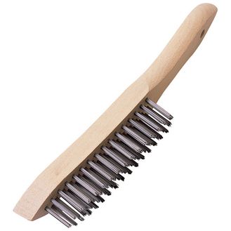 Draper 31563 Heavy Duty 4 Row Wire Scratch Brush (310mm)