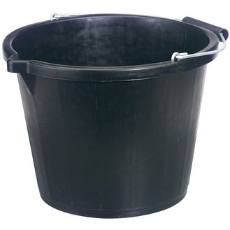 Draper 31687 Bucket - Black (14.8L)