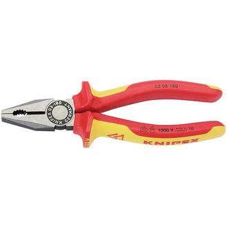 Draper 31918 Knipex 03 08 180UKSBE VDE Fully Insulated Combination Pliers (180mm)