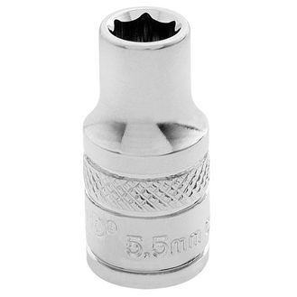 Draper 32449 1/4" Sq. Dr. Hi-Torq&amp;#174; 6 Point Socket (5.5mm)