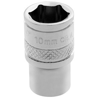 Draper 32562 1/4" Sq. Dr. Hi-Torq&amp;#174; 6 Point Socket (10mm)