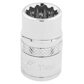Draper 32771 3/8" Sq. Dr. Hi-Torq&amp;#174; 12 Point Socket (11mm)
