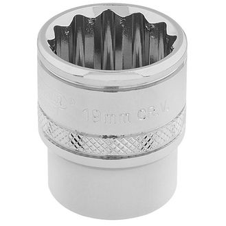 Draper 32797 3/8" Sq. Dr. Hi-Torq&amp;#174; 12 Point Socket (19mm)