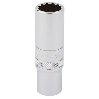 Draper 32955 3/8" Sq. Dr. Hi-Torq&amp;#174; 12 Point Deep Socket (14mm)