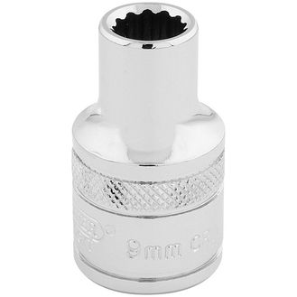 Draper 33089 1/2" Sq. Dr. Hi-Torq&amp;#174; 12 Point Socket (9mm)