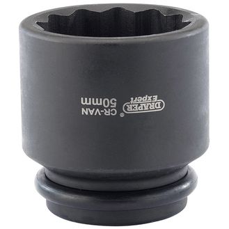 Draper 33319 50mm 3/4" Sq. Dr. Hub Nut Impact Socket
