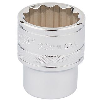 Draper 33370 1/2" Sq. Dr. Hi-Torq&amp;#174; 12 Point Socket (23mm)