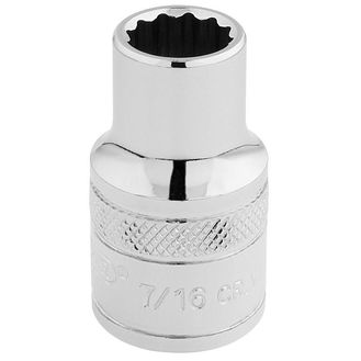 Draper 33600 1/2" Sq. Dr. Hi-Torq&amp;#174; 12 Point Socket (7/16")