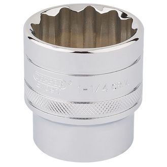 Draper 33729 1/2" Sq. Dr. Hi-Torq&amp;#174; 12 Point Socket (1.1/4")