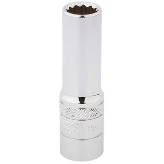 Draper 33732 1/2" Sq. Dr. Hi-Torq&amp;#174; 12 Point Deep Socket (13mm)