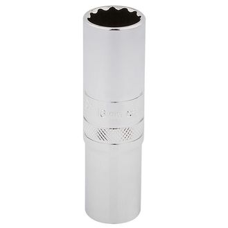 Draper 33734 1/2" Sq. Dr. Hi-Torq&amp;#174; 12 Point Deep Socket (16mm)