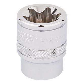 Draper 34207 3/8" Sq. Dr. TX-STAR&amp;#174; Socket (E18)