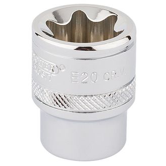 Draper 34265 3/8" Sq. Dr. TX-STAR&amp;#174; Socket (E20)