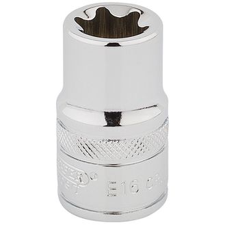 Draper 34327 1/2" Sq. Dr. TX-STAR&amp;#174; Socket (E16)