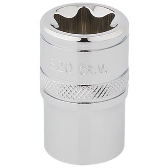 Draper 34345 1/2" Sq. Dr. TX-STAR&amp;#174; Socket (E20)