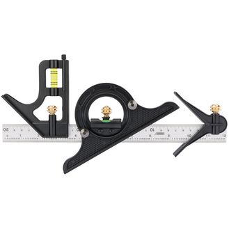 Draper 34704 Combination Square with Centre Head and Protractor