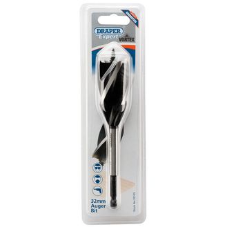 Draper 35135 4 Fluted 32 x 165mm Auger Bits