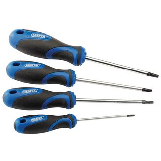 Draper 36851 Soft Grip TX-STAR&amp;#174; Screwdriver Set (4 Piece)