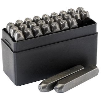 Draper 37335 1/4" A-Z Letter Stamp Set