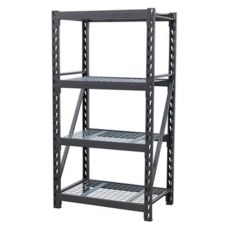 Sealey AP6372 Heavy-Duty Racking Unit with 4 Mesh Shelves 640kg Capacity Per Level 978mm