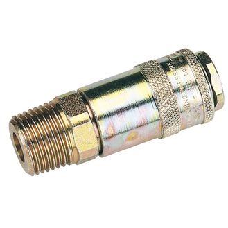 Draper 37838 1/2" Male Thread PCL Tapered Airflow Coupling
