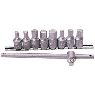 Draper 38329 3/8" Sq. Dr. Drain Plug Key Set (10 Piece)
