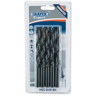 Draper 38821 12.0mm HSS Drills Card Of 5