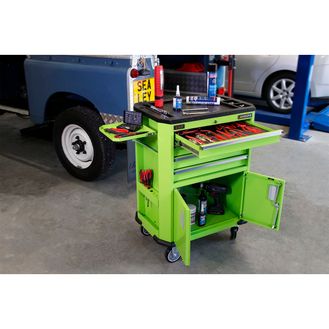 Sealey AP980MTHV Tool Trolley with 4 Drawers &amp; 2 Door Cupboard