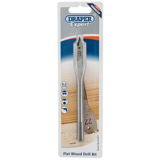 Draper 41477 8.0mm Flat Wood Bit