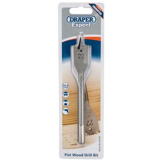 Draper 41552 20.0mm Flat Wood Bit