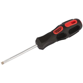 Draper 43376 5.0mm x 75mm Plain Slot Parallel Tip Screwdriver (Sold Loose)