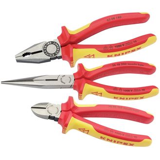 Draper 44948 Knipex 00 20 12 VDE Plier Assembly Pack (3 Piece)