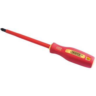 Draper 46535 No: 3 x 250mm Fully Insulated Soft Grip PZ TYPE Screwdriver.