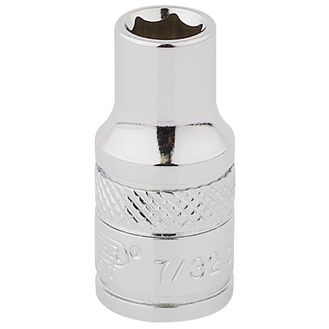 Draper 48371 1/4" Sq. Dr. Hi-Torq&amp;#174; 6 Point Socket (7/32")