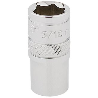 Draper 48670 1/4" Sq. Dr. Hi-Torq&amp;#174; 6 Point Socket (5/16")