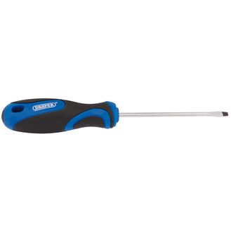 Draper 48919 3.2 x 75mm Plain Slot Screwdriver with Soft Grip Handles