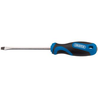 Draper 48922 5.0 x 100mm Plain Slot Screwdriver with Soft Grip Handles